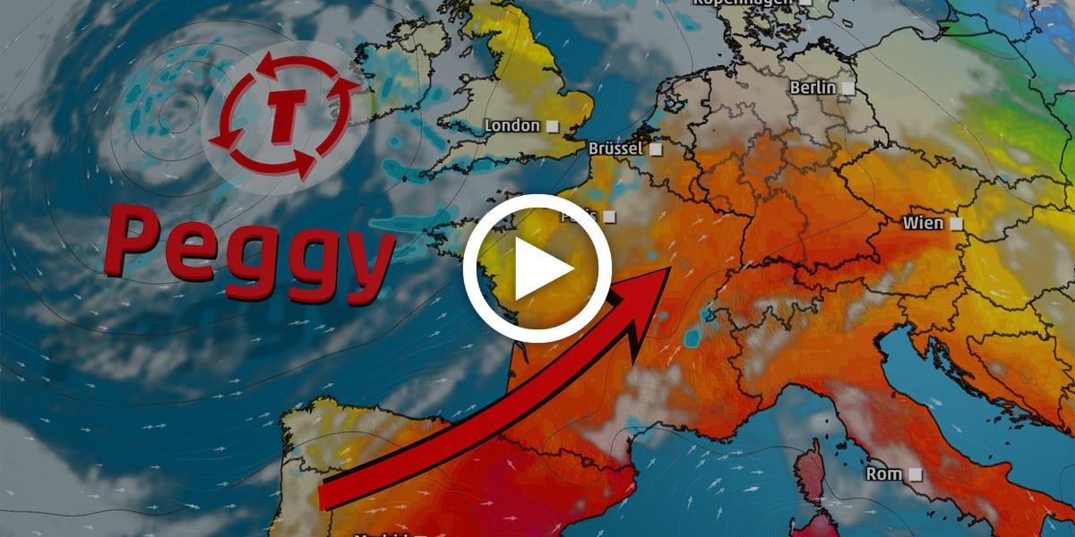 Bis zu 30 Grad: Herbststurm „Peggy“ pumpt Hitze nach Deutschland