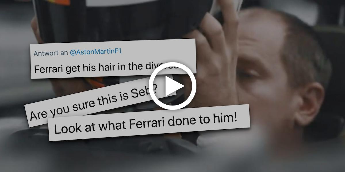 Aston Martin stellt Vettel in Video vor: Twitter-Nutzer machen sich über Frisur lustig