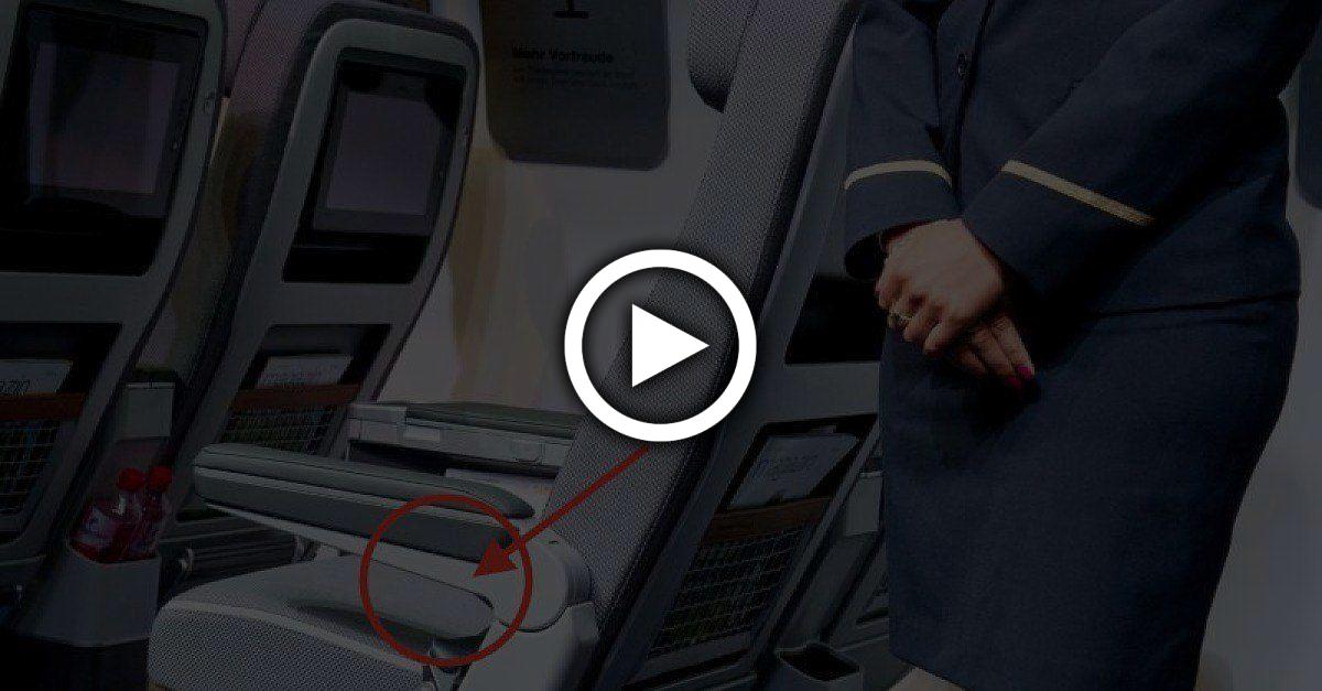 Stewardessen sind froh, dass kaum ein Passagier den Lehnen-Knopf kennt