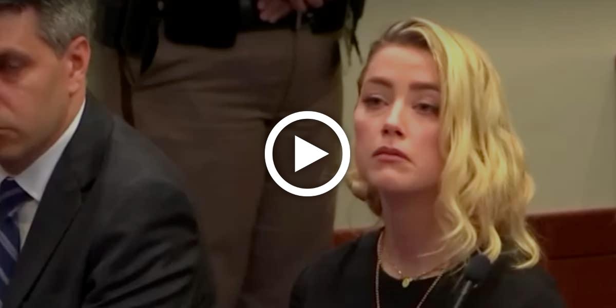 Als Amber Heard das Urteil hört, ist sie den Tränen nahe