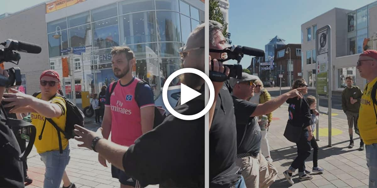 „Komm, fahrt nach Hause!“: Als die Sylt-Punker auf Fußball-Fans treffen, wird es wild