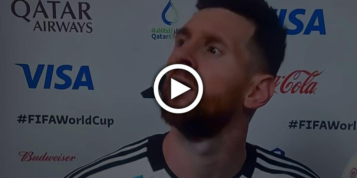 Nach WM-Viertelfinalspiel raunzt Messi Weghorst in den Katakomben an