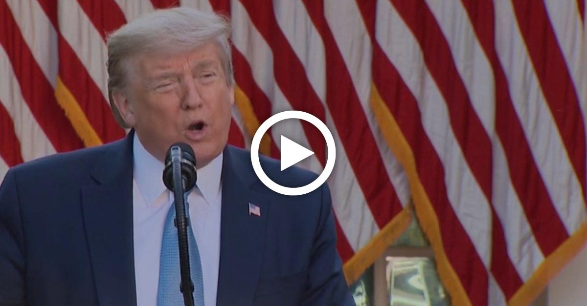 US-Präsident Trump: Wir wollen Sport zurück! Wir vermissen ihn, wir vermissen alles!