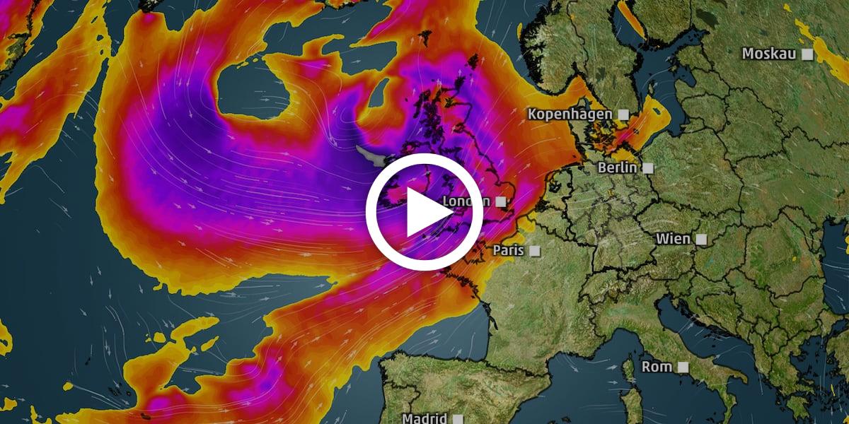 Temperaturen stürzen ab! Sturmserie vertreibt den Spätsommer aus Deutschland