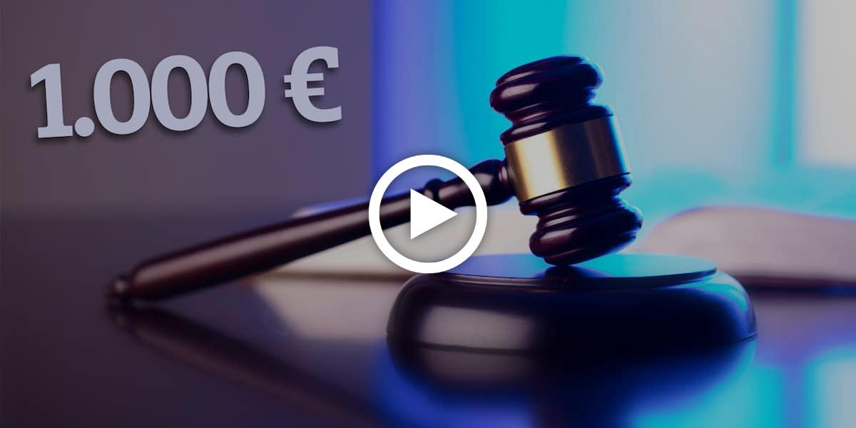Mit nur einem Brief kannst du dir 1000 Euro Schmerzensgeld sichern