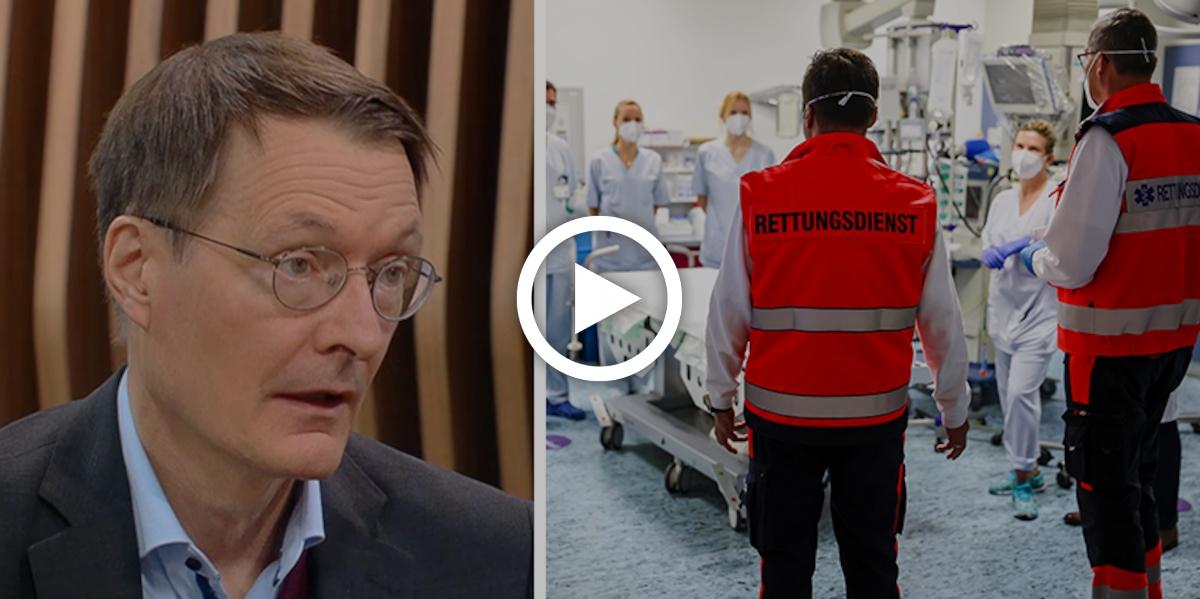 Lauterbach: „Haben nicht zu wenige Pflegekräfte gemessen an der Bevölkerung“