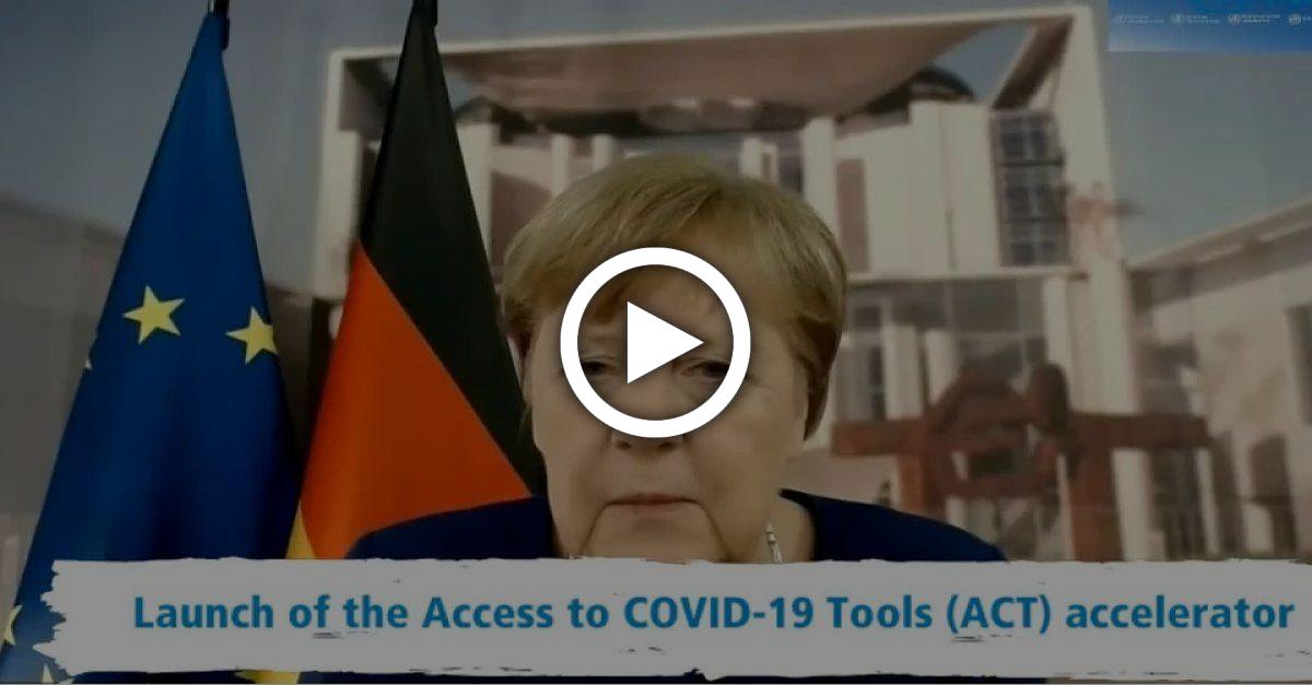 Witzige Panne bei Live-Schalte: Merkel zeigt, dass es ihr wie uns geht