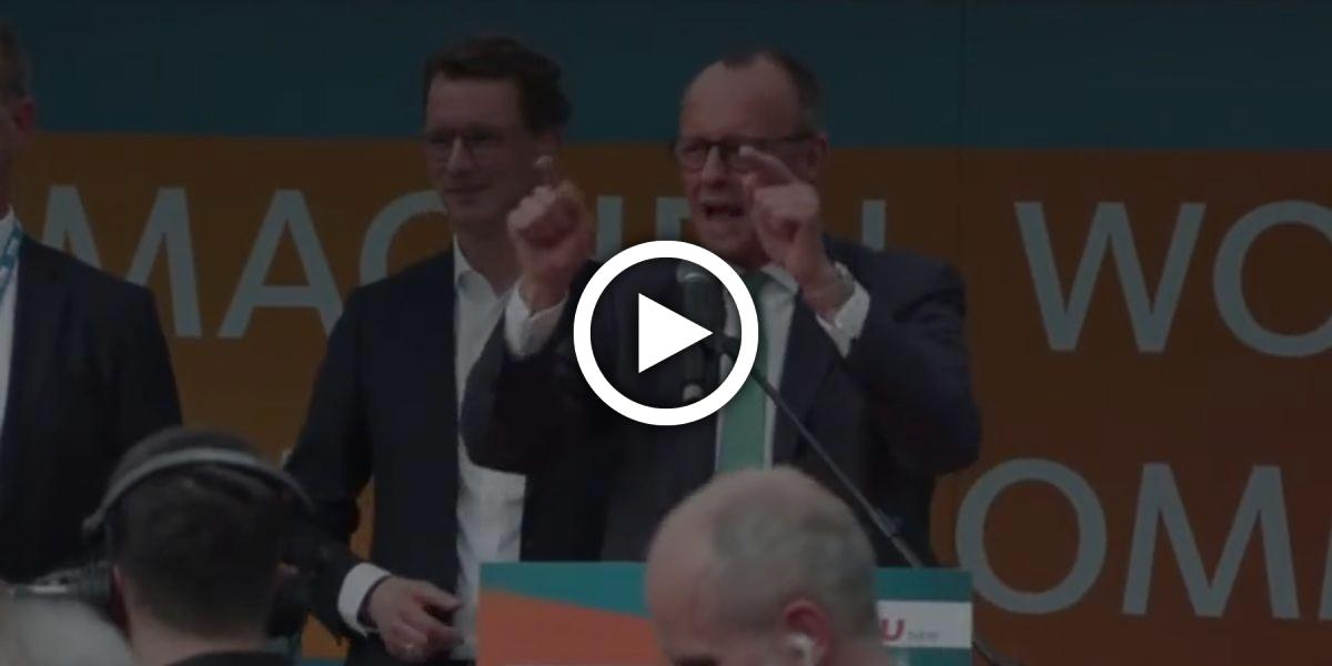 Nach Pfeifkonzert bei Wahlkampfveranstaltung platzt Merz der Kragen