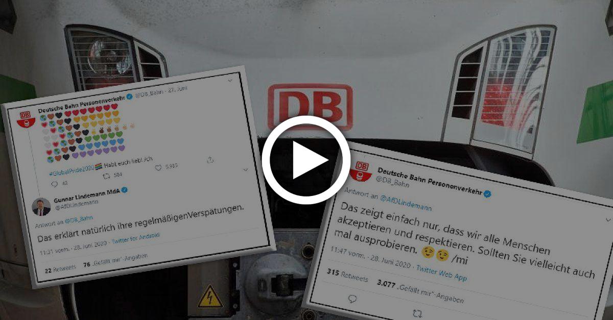 AfD-Mann hetzt gegen Deutsche Bahn – der Konter wird im Netz gefeiert